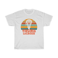 Virginia Lacrosse Retro Sunset T-Shirt T-Shirt with free shipping - TropicalTeesShop