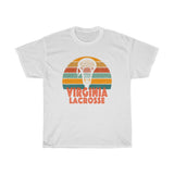 Virginia Lacrosse Retro Sunset T-Shirt T-Shirt with free shipping - TropicalTeesShop