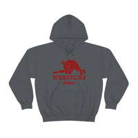 Wrestling Indiana with College Wrestling Graphic Hoodie