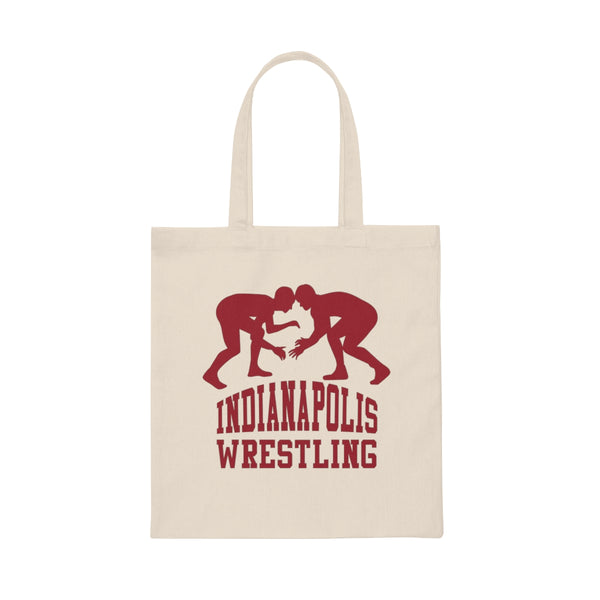 Indianapolis Wrestling Canvas Tote Bag