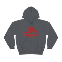 Wrestling Dad with College Wrestling Graphic Hoodie