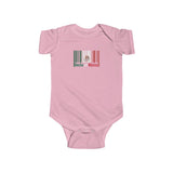 Hecho En Mexico Barcode Flag Onesie Infant Bodysuit for Baby Boys or Girls