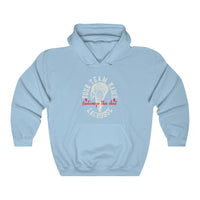 Customized Lacrosse Hoodie With Vintage Lacrosse Stick Head