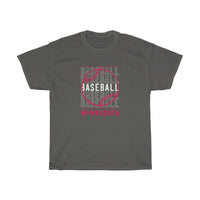 Baseball Minnesota with Baseball Graphic T-Shirt T-Shirt with free shipping - TropicalTeesShop