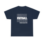 Football Pennsylvania State in Modern Stacked Lettering