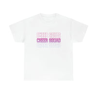 Cheer Squad in Ombre Pink Modern Stacked Lettering