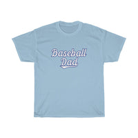 Classic Baseball Dad in Swooping Text T-Shirt