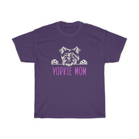 Yorkie Mom with Yorkshire Terrier Dog T-Shirt