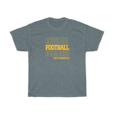 Football Wyoming in Modern Stacked Lettering