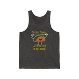 Funny Fitness Taco In My Mouth Tank Top Men or Women
