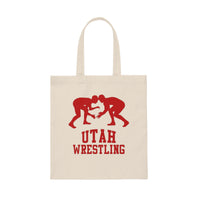 Utah Wrestling Canvas Tote Bag