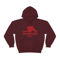 Wrestling Dad with College Wrestling Graphic Hoodie