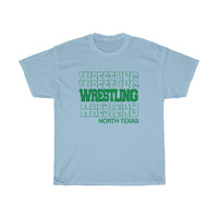 Wrestling North Texas in Modern Stacked Lettering