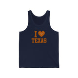 I Love Texas with Longhorn Tank Top