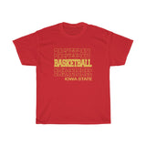 Basketball Iowa State in Modern Stacked Lettering