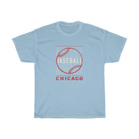 Baseball Chicago with Red Baseball Graphic T-Shirt T-Shirt with free shipping - TropicalTeesShop