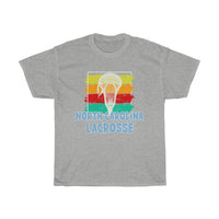 North Carolina Lacrosse Paintbrush Strokes T-Shirt T-Shirt with free shipping - TropicalTeesShop
