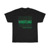 Wrestling North Texas in Modern Stacked Lettering