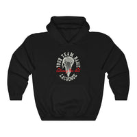 Customized Lacrosse Hoodie With Vintage Lacrosse Stick Head