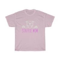 Staffie Mom with Staffordshire Bull Terrier Dog T-Shirt
