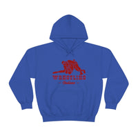 Wrestling Indiana with College Wrestling Graphic Hoodie