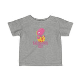 Pink Babysaurus Rex Dinosaur Baby Infant Tee Shirt for Boys or Girls