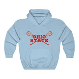 Ohio State Lacrosse With LAX Sticks Hoodie
