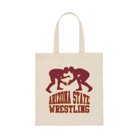 Arizona State Wrestling Canvas Tote Bag
