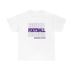 Football Kansas State in Modern Stacked Lettering