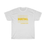 Basketball Louisiana State in Modern Stacked Lettering