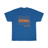 Football Miami (FL) in Modern Stacked Lettering