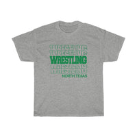 Wrestling North Texas in Modern Stacked Lettering