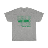 Wrestling North Texas in Modern Stacked Lettering