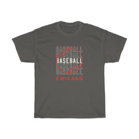 Baseball Chicago with Red Baseball Graphic T-Shirt T-Shirt with free shipping - TropicalTeesShop