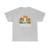 Cheer Vibes Vintage Sunset Graphic T-Shirt