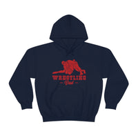 Wrestling Dad with College Wrestling Graphic Hoodie