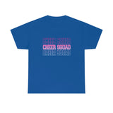 Cheer Squad in Ombre Pink Modern Stacked Lettering