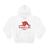 Wrestling Dad with College Wrestling Graphic Hoodie