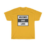 Vaccines Save Lives Text Block