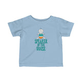 Speaker of the House Funny Baby Infant Toddler Tee Shirt for Boys or Girls