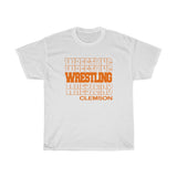 Wrestling Clemson in Modern Stacked Lettering