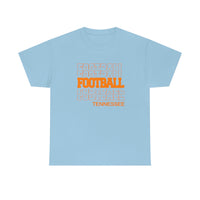 Football Tennessee in Modern Stacked Lettering