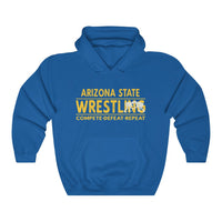 Arizona State Wrestling - Compete, Defeat, Repeat Hoodie