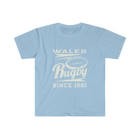 Vintage Wales Rugby Since 1881 Softstyle T-Shirt
