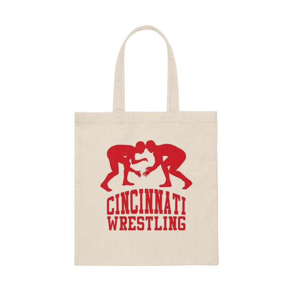 Cincinnati Wrestling Canvas Tote Bag