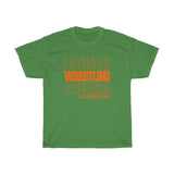 Wrestling Clemson in Modern Stacked Lettering