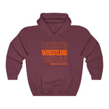 Wrestling Bowling Green Hoodie in Modern Stacked Lettering